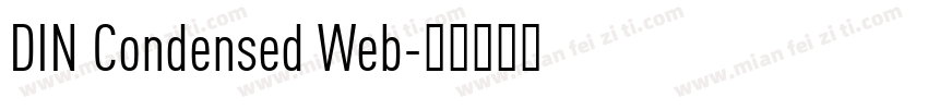 DIN Condensed Web字体转换